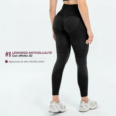 Leggings modellanti 3D - Push-Up & Anticellulite