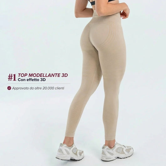 Leggings modellanti 3D - Push-Up & Anticellulite