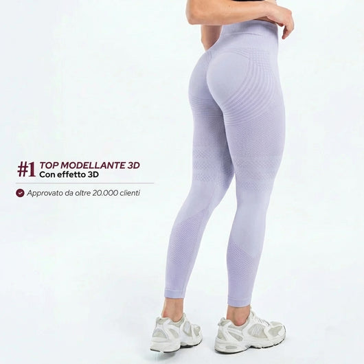 Leggings modellanti 3D - Push-Up & Anticellulite