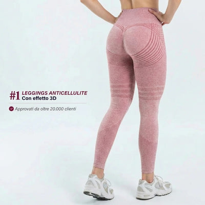 Leggings modellanti 3D - Push-Up & Anticellulite