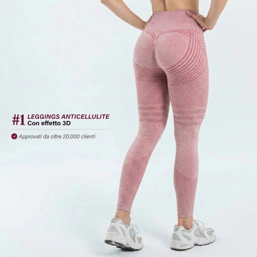 Leggings modellanti 3D - Push-Up & Anticellulite