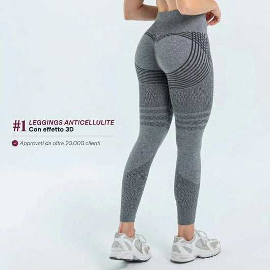 Leggings modellanti 3D - Push-Up & Anticellulite