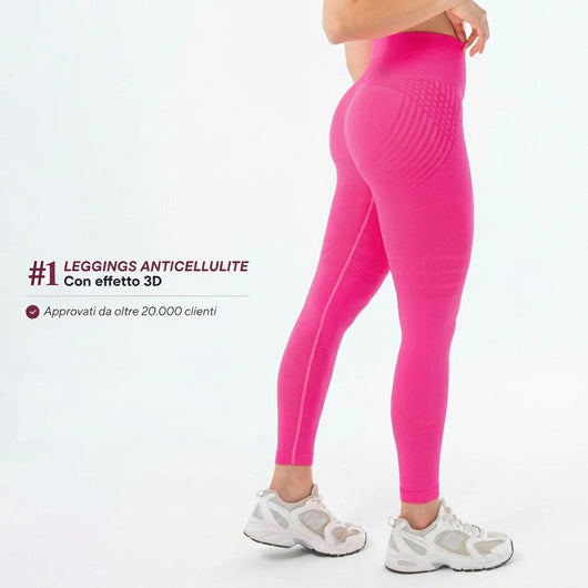 Leggings modellanti 3D - Push-Up & Anticellulite